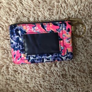 Lilly Pulitzer wallet keychain